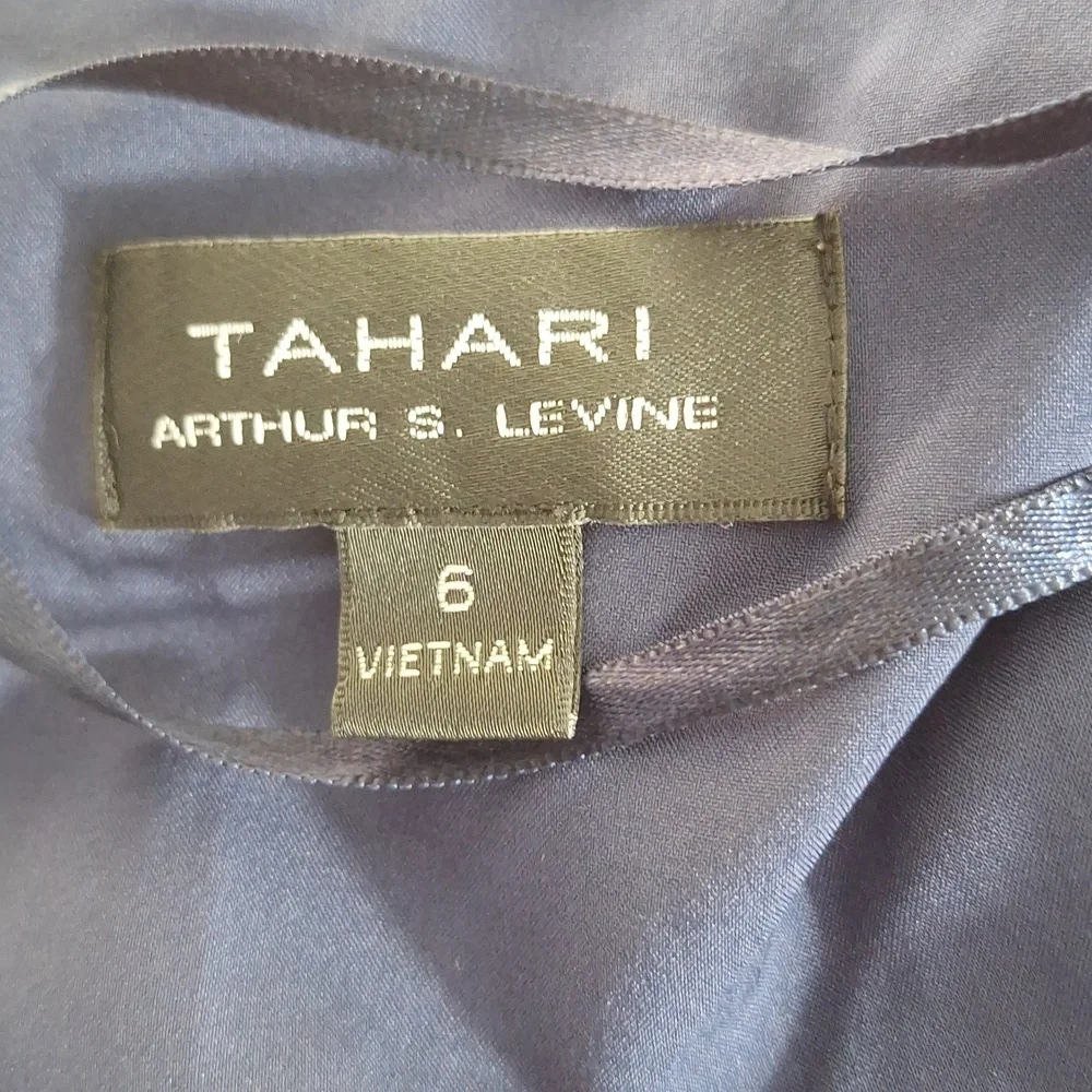 Tahari Floral Midi Dress V-Neck Faux Wrap - Picture 10 of 11